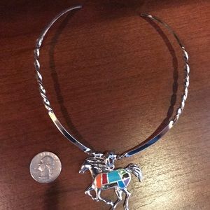 Choker with horse charm
